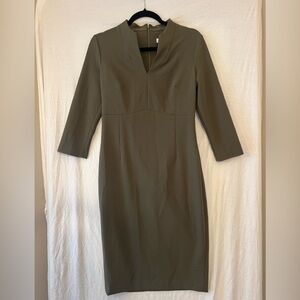 Klein olive green dress size 6